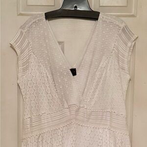 Chic White Lace Dress